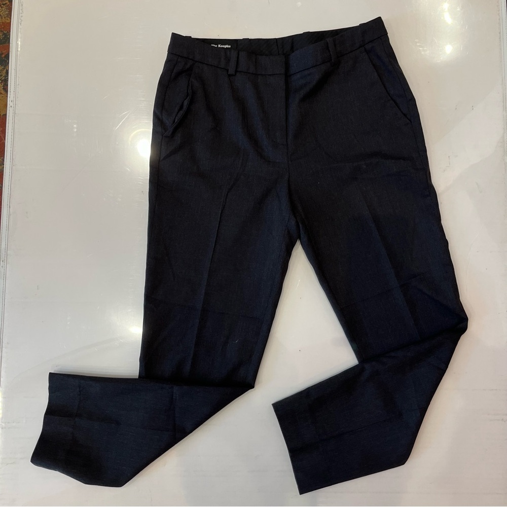 Low Waist Slim Wool Trouser